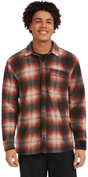 2025 O'Neill Hombres Camiseta O'Riginals Superfleece 2350137 - Bonfire Check